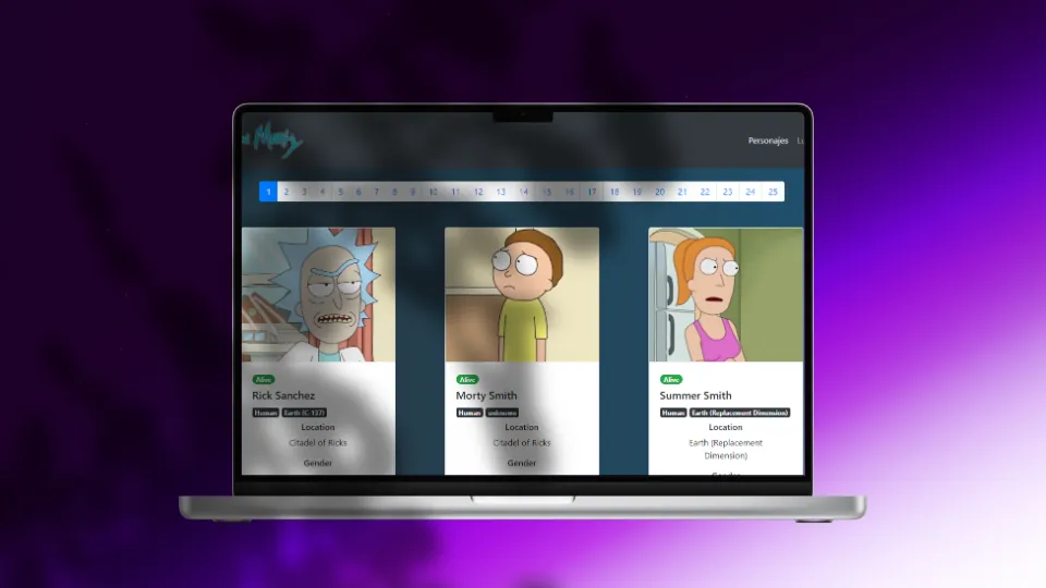Captura de pantalla del proyecto